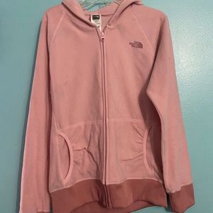 ZIP UP NORTHFACE HOODIE!